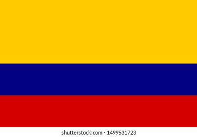 flag of colombia. proportion 3:5