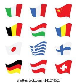 flag color vector illustration