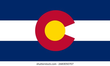 Bandeira do Colorado 16:9, Bandeira do Colorado