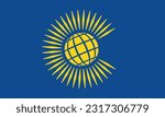 Flag of Commonwealth - Vector illustration.