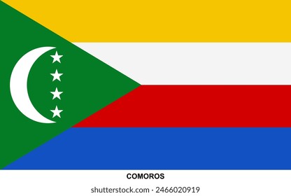 Flagge der Komoren, Nationalflagge der Komoren