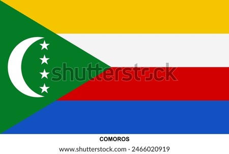 Flag of COMOROS, COMOROS national flag