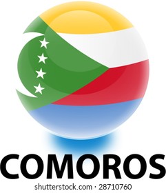 Flag Comoros Orb