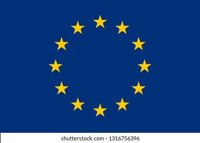 Flag correctly designed to specifications, EU