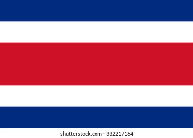 Flag of Costa Rica.