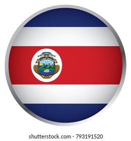 Flag of Costa Rica (Round icon)