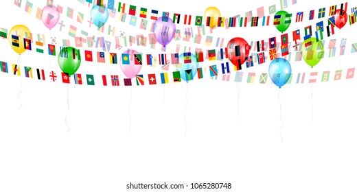 flag Country athletic meet background