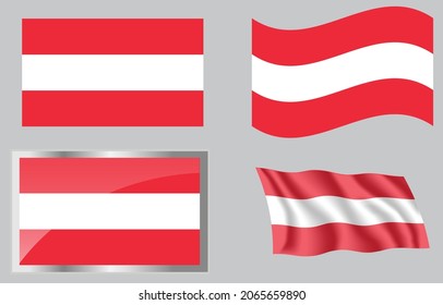 Flagge des Landes Österreich