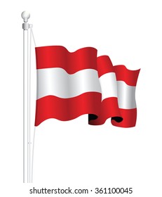 Flag of the country Austria