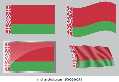 Flag of the Country of Belarus