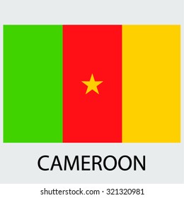 Flag of the country Cameroon