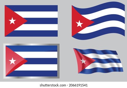 Flagge des kubanischen Landes
