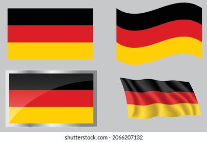 Bandera del país de Alemania