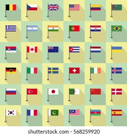 flag country icon vector illustration