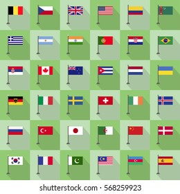 flag country icon vector illustration