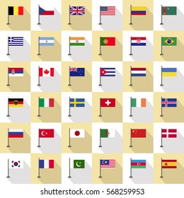 flag country icon vector illustration