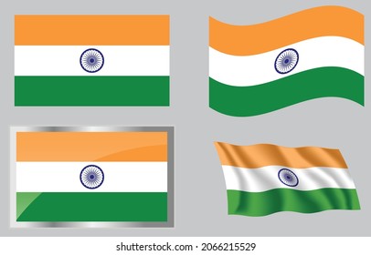 Bandera del país de la India