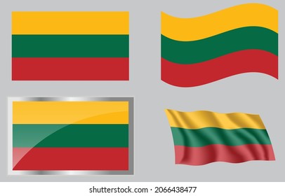 Bandera del país de Lituania