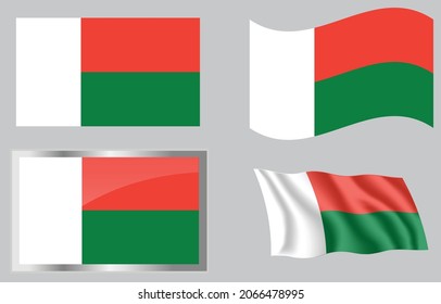 Flag of the Country of Madagascar