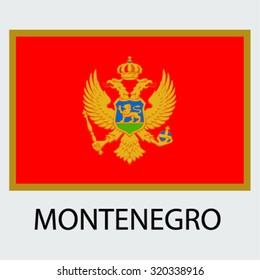 Flag of the country Montenegro Montenegro