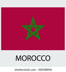 Flag of the country Morocco Morocco