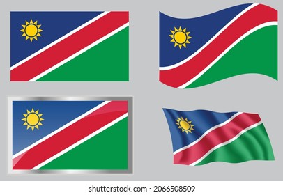 Flag of the Country of Namibia