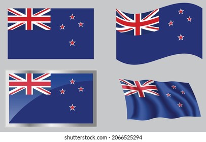 Flag of the Country of New Zealand