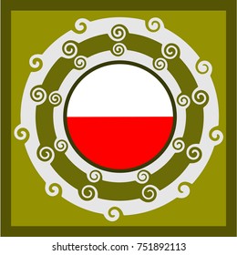 Flag of Country poland