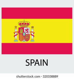 Flag of the country Spain