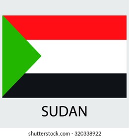 Flag of the country Sudan