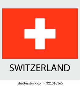 Flag of the country Switzerland