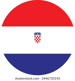 Flag of Croatia. Vector. Accurate dimensions, element proportions and colors. svg