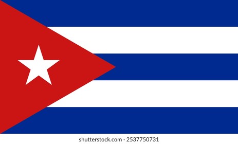 Bandeira de Cuba, Formato 16:9, Bandeira de Cuba, Imagens Vetoriais