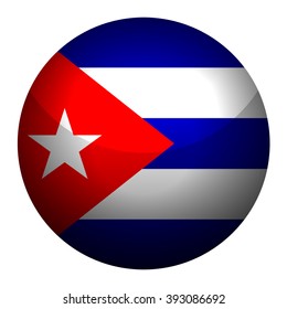 Flag of Cuba Glossy Button