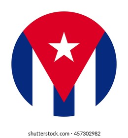 Flag of Cuba. logo vector.