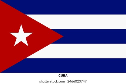 Flag of CUBA, CUBA national flag
