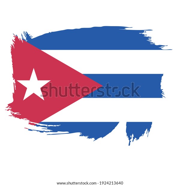 Flag of\
Cuba - Flag Vector  - Editable flags and\
maps