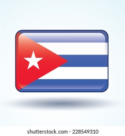 Flag of Cuba, vector illustration