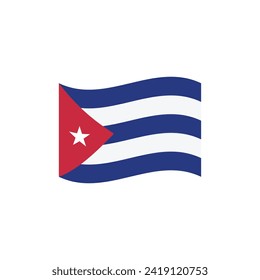 Flag of Cuba vector symbol