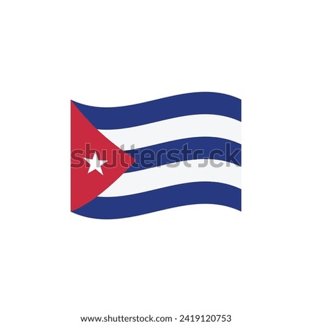 Flag of Cuba vector symbol