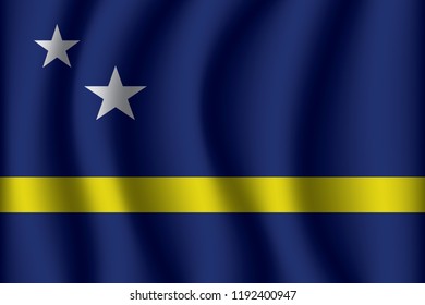 Flag Curacao Curacao Icon Vector Illustration Stock Vector (Royalty ...