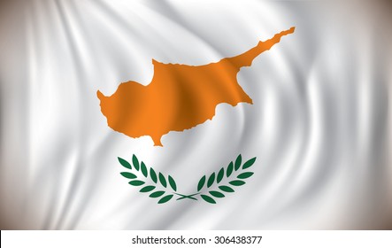 Flag Cyprus Vector Illustration Stock Vector (Royalty Free) 306438377 ...