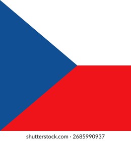 Flag of Czech Republic - square variant