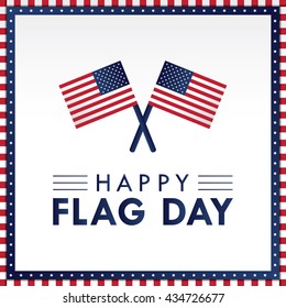 Flag Day background template. Vector illustration.