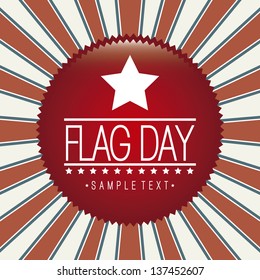 flag day background, united states. vector illustration