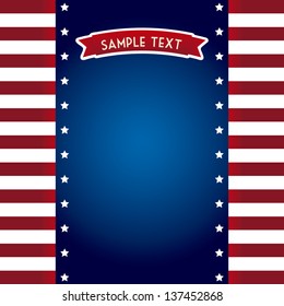 flag day background, united states. vector illustration