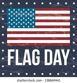 flag day background, united states. vector illustration