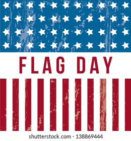 flag day background, united states. vector illustration