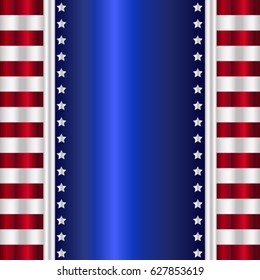 flag day background united states  vector illustration