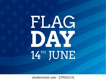 Flag day background usa